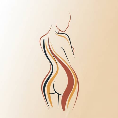 Elegant Female Silhouette Artwork