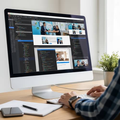 Modern Website Creation: Designer's Innovative Process
