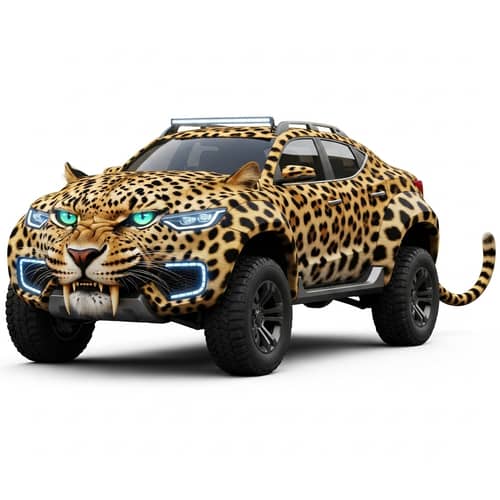 Concept Offroad Animal: Leopard-Inspired Rugged Truck Design