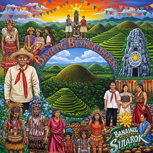 Vibrant Painting of Filipino Culture: Diversity & Color