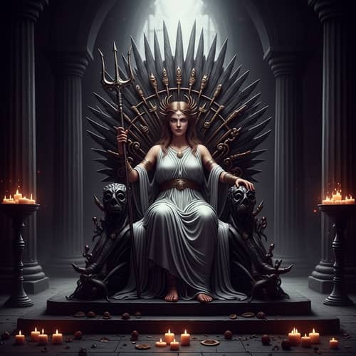Regal Aphrodite: A Mythological Masterpiece
