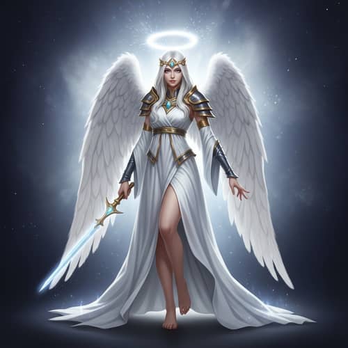 Beautiful Angel Girl | Ethereal Beauty and Charm