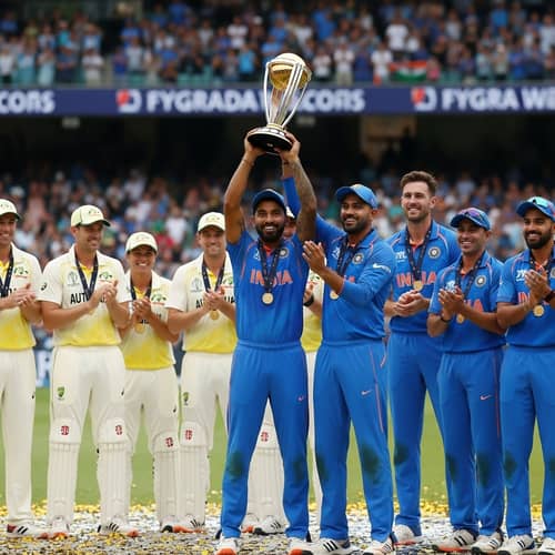 India's Diverse Victory Captured: Cricket World Cup Celebrations