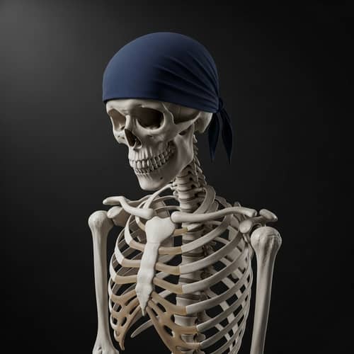 Do Rag Skeleton: Eerily Captivating Image