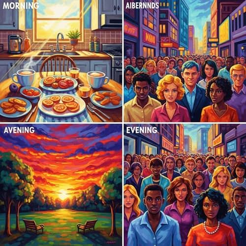 Dynamic Day: Vibrant Activities from Breakfast to Sunset