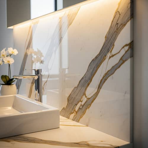 Luxurious Marble Vanity Backsplash for a Stylish Look