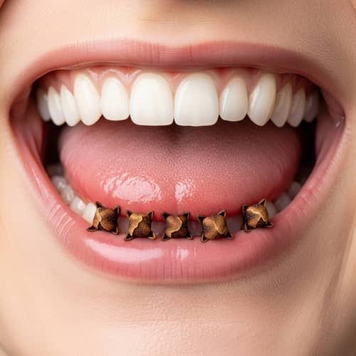 White Teeth and Aromatic Cloves under the Tongue
