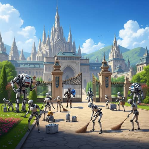 Futuristic Technology Meets Old World Architecture in Enchanting Palace Futuristic Technology Meets Old World Architecture in Enchanting Palace
