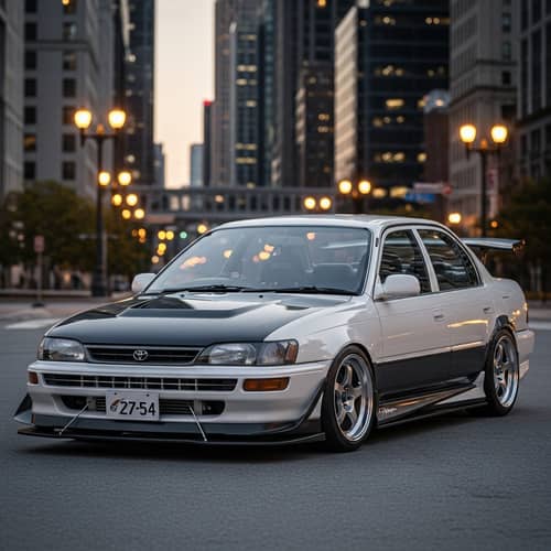 Dynamic JDM Toyota Corolla AE100 Tuning | Street Racing Style