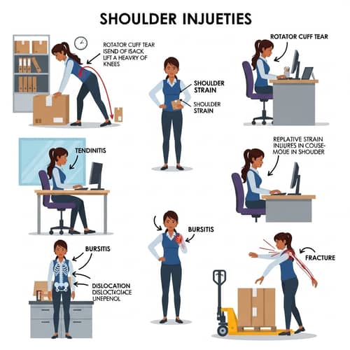 Workplace Shoulder Injuries: Types & Prevention