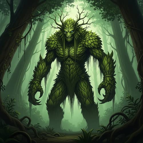 Enigmatic Forest Monster: Guardian of the Woods