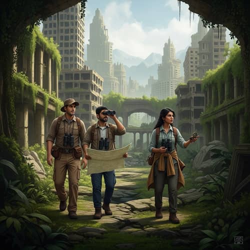 Explorers in an Extinct City: Uncovering Mysteries
