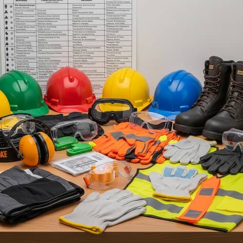 Industrial Personal Protective Equipment (PPE) for Safety | Gear Chart