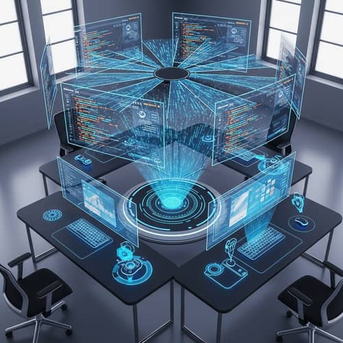 Futuristic Advanced Coding Platform Design