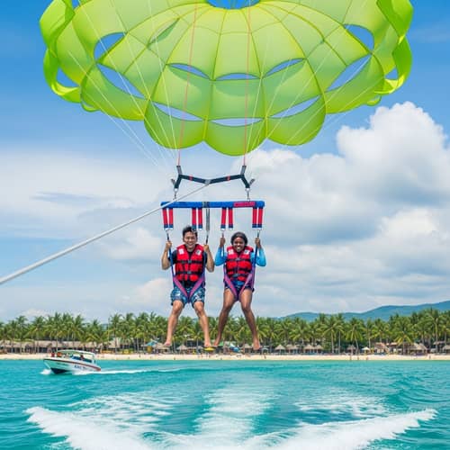 Parasailing Adventure at Boracay Beach