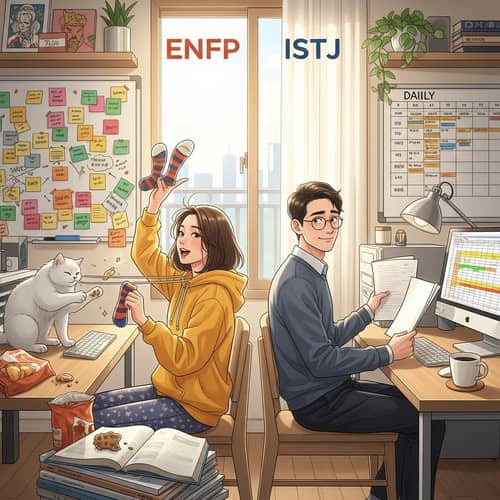 Korean Couple's Hilarious MBTI Personality Traits | Fun Adventures
