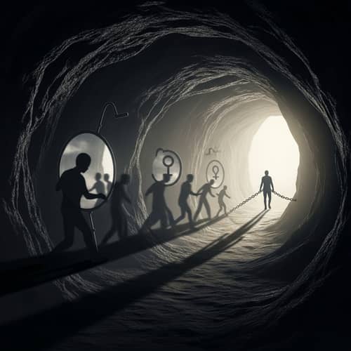 Personal Shadows in a Dark Cave: Symbols of Transformation