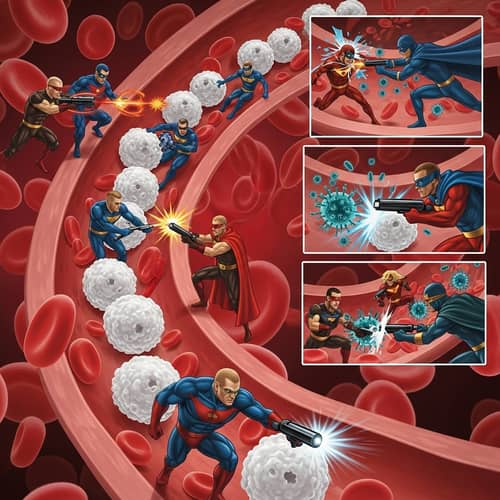 Boost Immune System: Superhero Battle Against Invaders