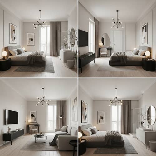 Italian Minimalist Interior Design - 140 sqm Apartment
