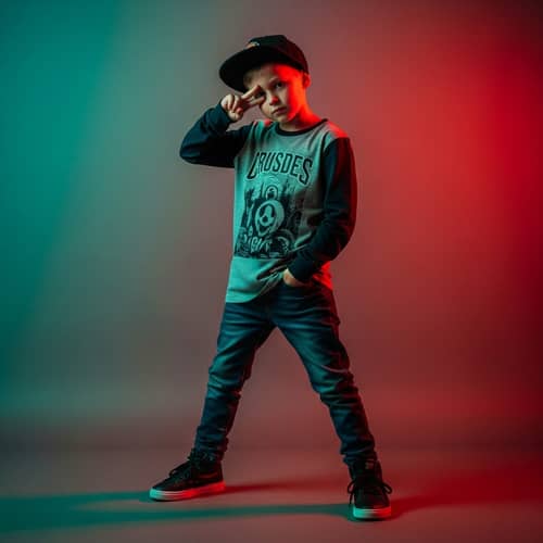 Urban Street Photography: Young Boy in Snapback Cap | Canon EOS 5D Mark IV
