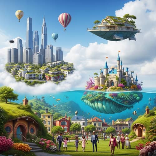 Surreal Real Estate Universe - Unique Property Designs