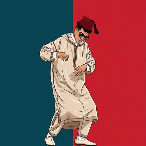 Dynamic Traditional Moroccan Costume | Slick Dance Moves
