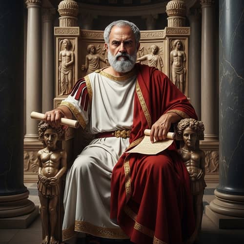 Musonius Rufus: Ancient Roman Philosopher Embodying Regal Aura