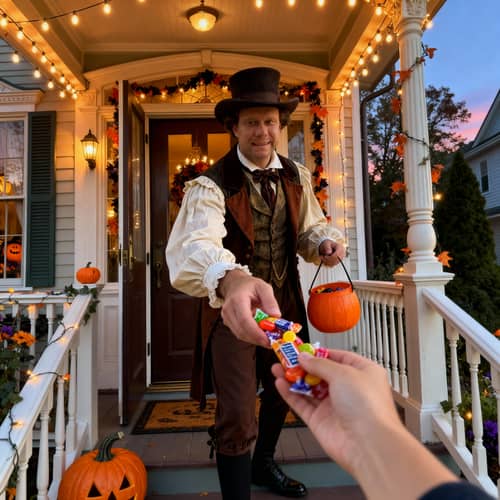 Vintage Halloween Aesthetic: A Warm Welcome