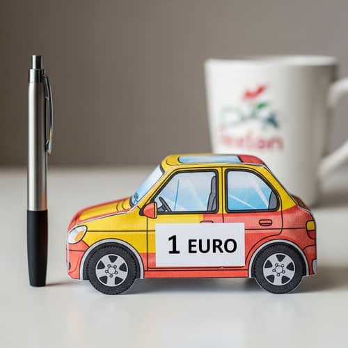 Toy Car 1 Euro: Affordable Miniature Vehicle for Playtime Fun