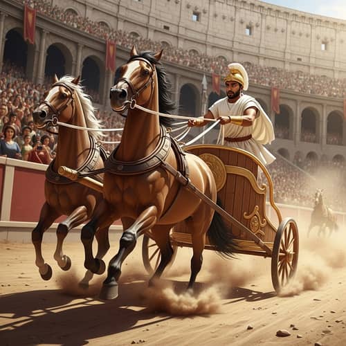 Chariot Racing Game in Ancient Rome Style | Thrilling Gameplay