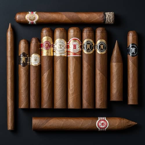 Cigar Sizes and Shapes - Diverse Collection of Premium Cigars
