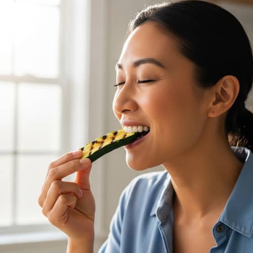 Joyful Bites: Grilled Zucchini Delight