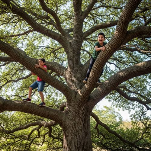 Joyful Tree Climbing Adventure for Kids | Outdoor Fun