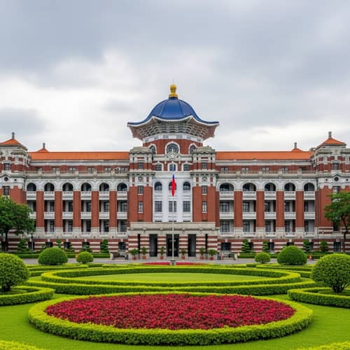 Grand Taiwanese Embassy: Architectural Beauty & Greenery