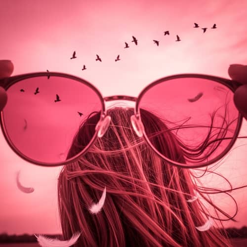 Rose-Colored Glasses: A Unique Perspective on Longing and Optimism