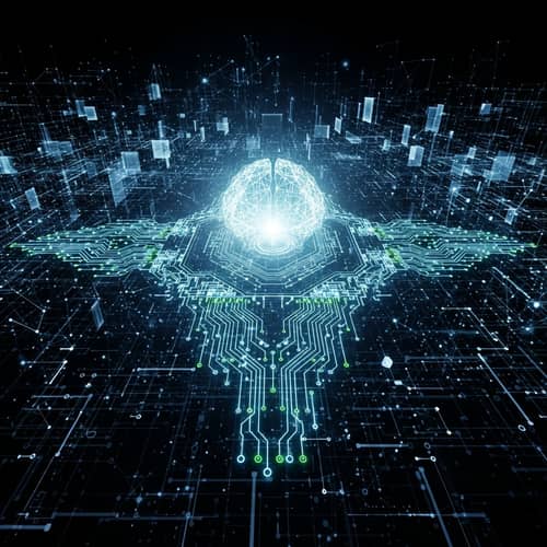 Detailed Illustration of Artificial Intelligence