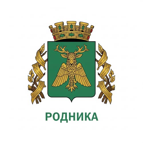 Beautiful Rodniki City Coat of Arms | Ivanovo Region