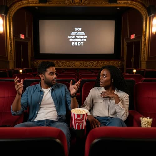 Engaging Conversation in Cinematic Setting