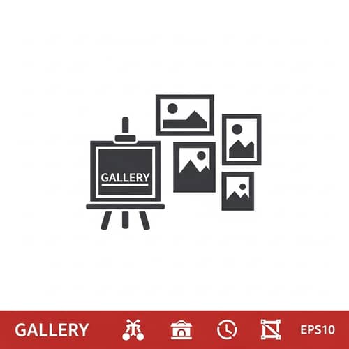 Gallery Icon: Simple & Neutral | Website Design