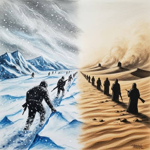 Cuban Human Rights Violations in Conflicts: Charcoal Drawings