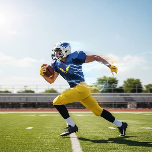 Football Player with Super Speed and Dual Identity