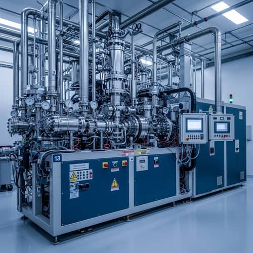 Chemical Vapor Deposition (CVD) Machine - Industrial Scene