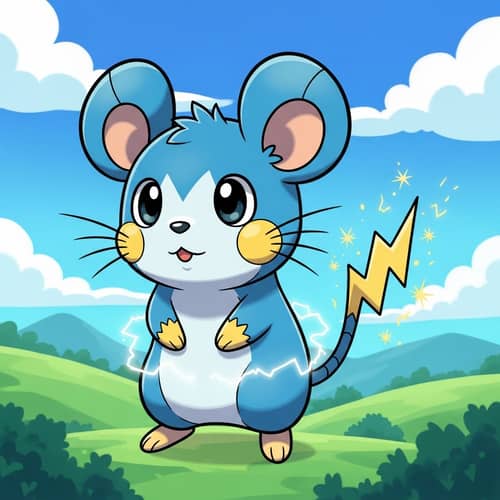 Blue Pikachu
