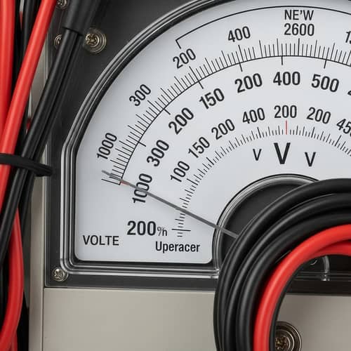 Detailed Voltmeter Image - Electric Instrument in Action
