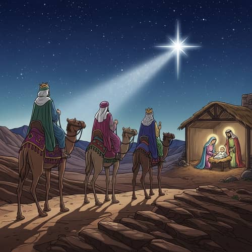Journey of the Magi to Bethlehem: The Wonder Star Leads the Way