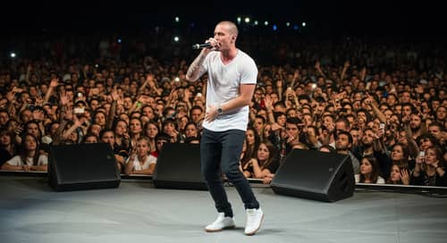 Vasily Vakulenko | Passionate Rapper on Stage with Fans