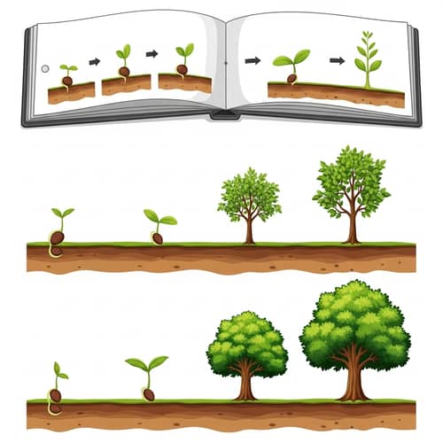 Tree Flip Book - A Beautiful Depiction of Growth and Life Cycle