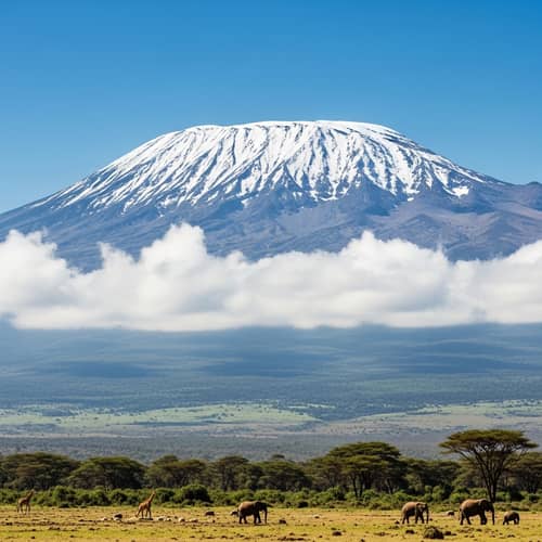 Mount Kilimanjaro in Tanzania - Majestic Summit & Serene Landscape