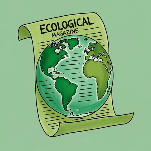 Ecological Magazine Earth Document Cover