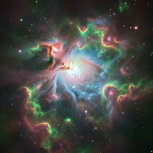 Surrealistic Nebula Artwork | Cosmic Colors & Gases